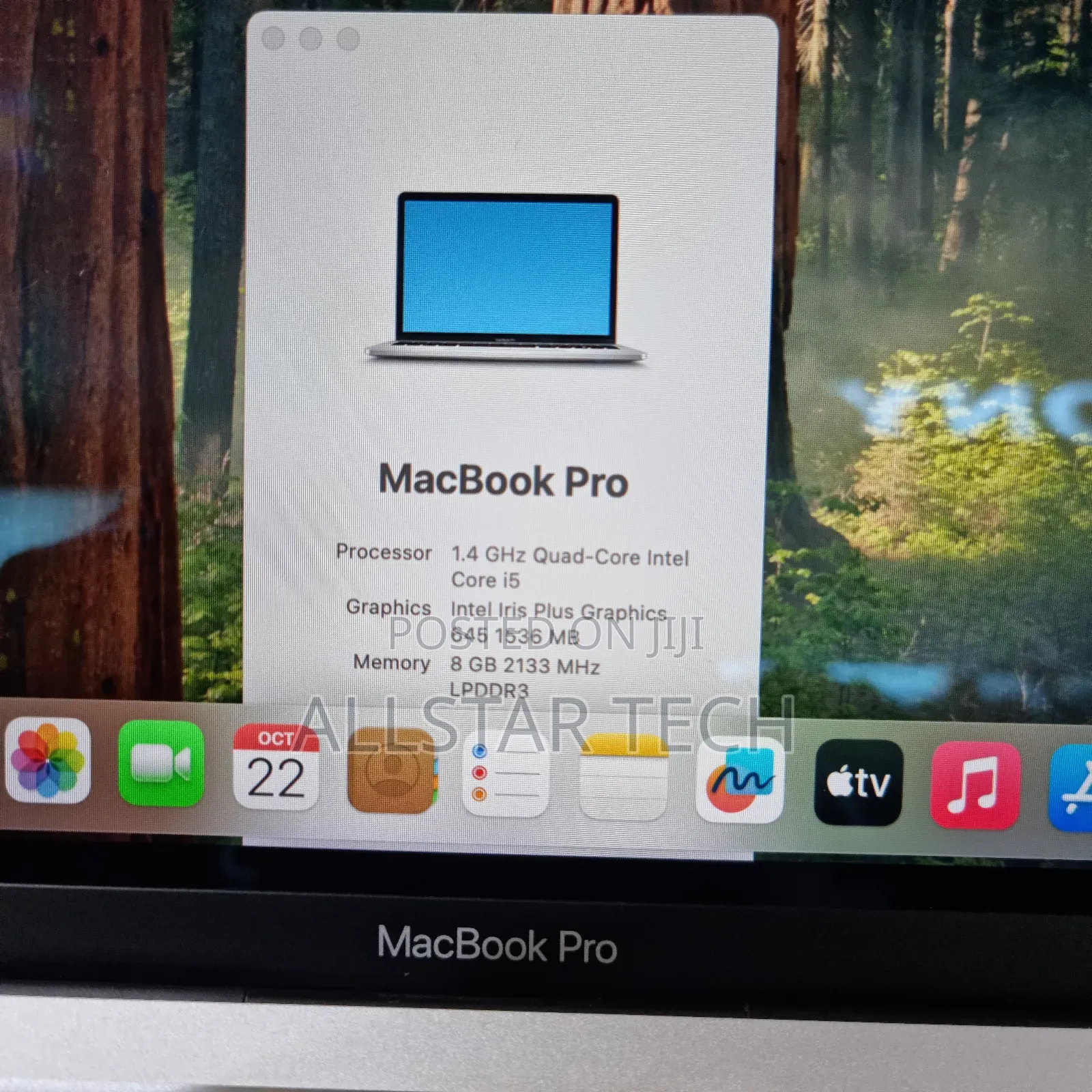 Laptop Apple MacBook Pro 2020 8GB Intel Core I5 SSD 256GB