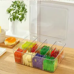 8 Compartment Acrylic Tea Bag Holder/Organizer
