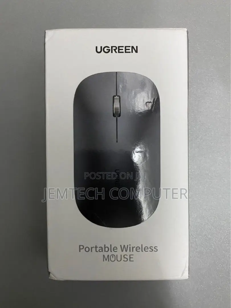 UGREEN Wireless Portable Mouse (Without Battery) - Grey`