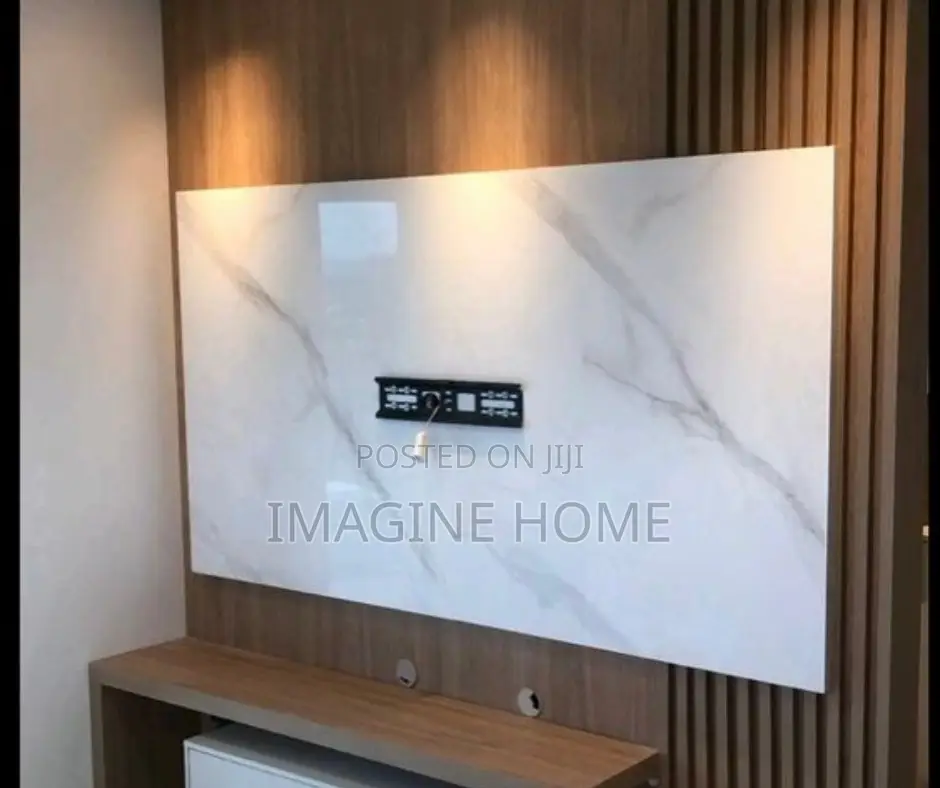 Grey/Brown Fluted Wall Panels Decor