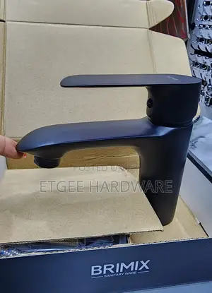 Brimix Black Basin Mixer Heavy Guage