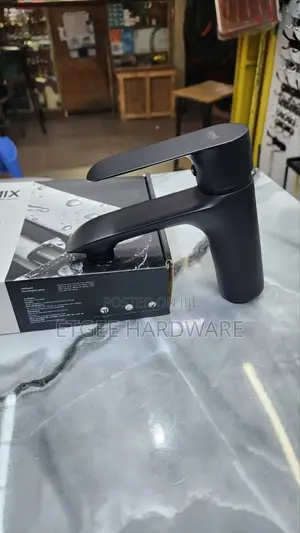 Brimix Black Basin Mixer -Brass