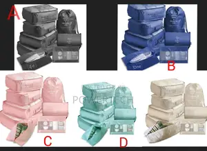 8pcs Luggage Travel Organizers: