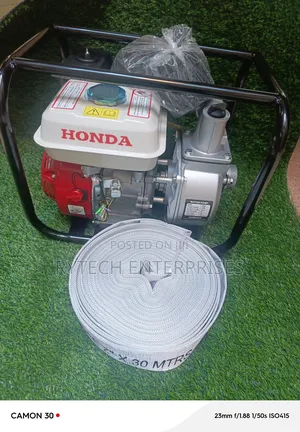 Honda Water Pump 2 ,+ 30 M Canvas Pipe