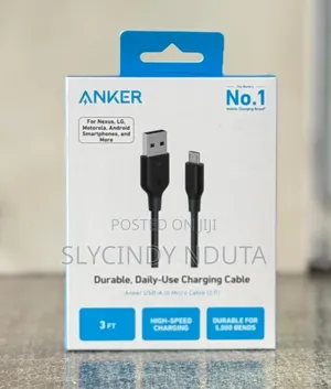 Anker USB-A to Micro Cable 3ft