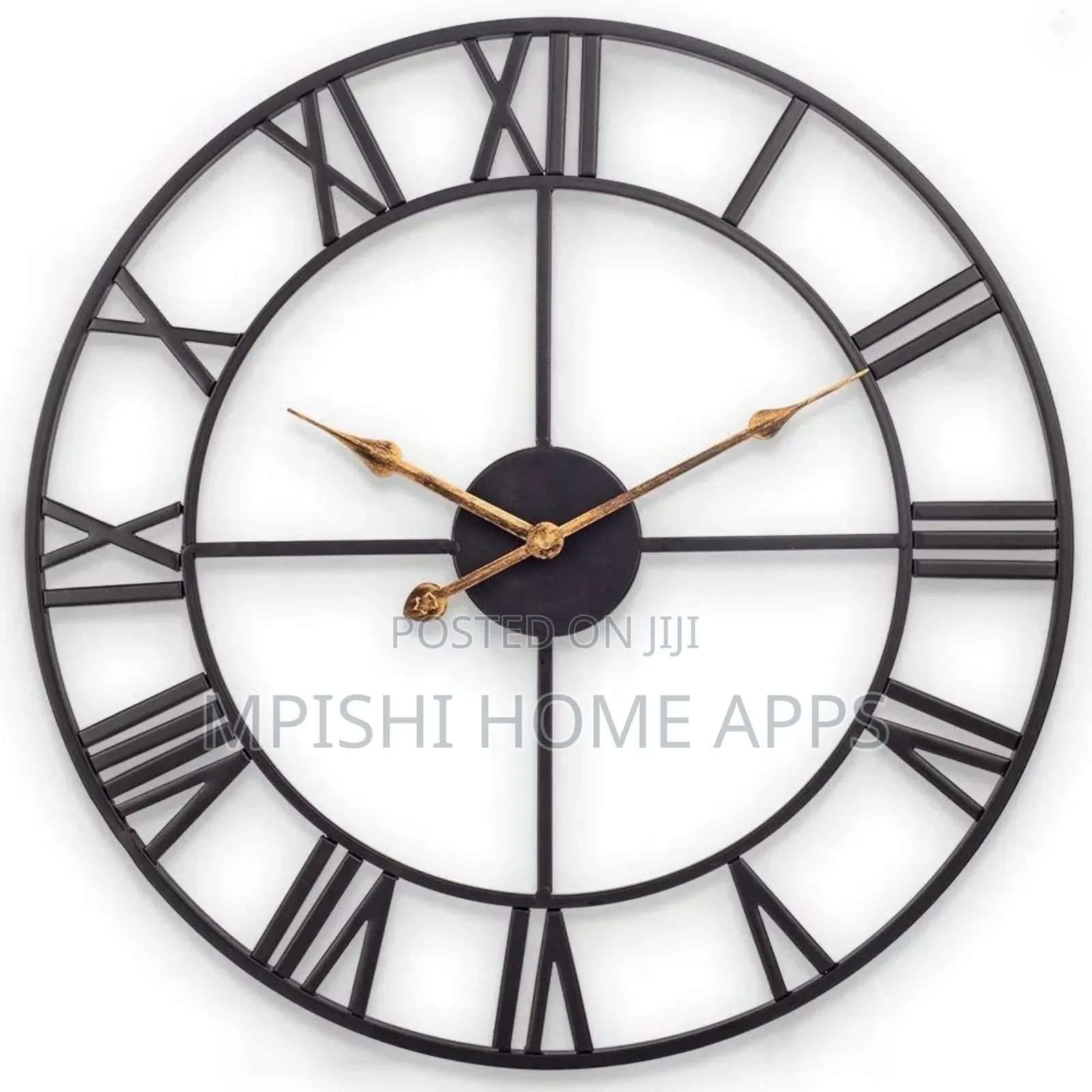 Large Numerals Wall Clock 60cm