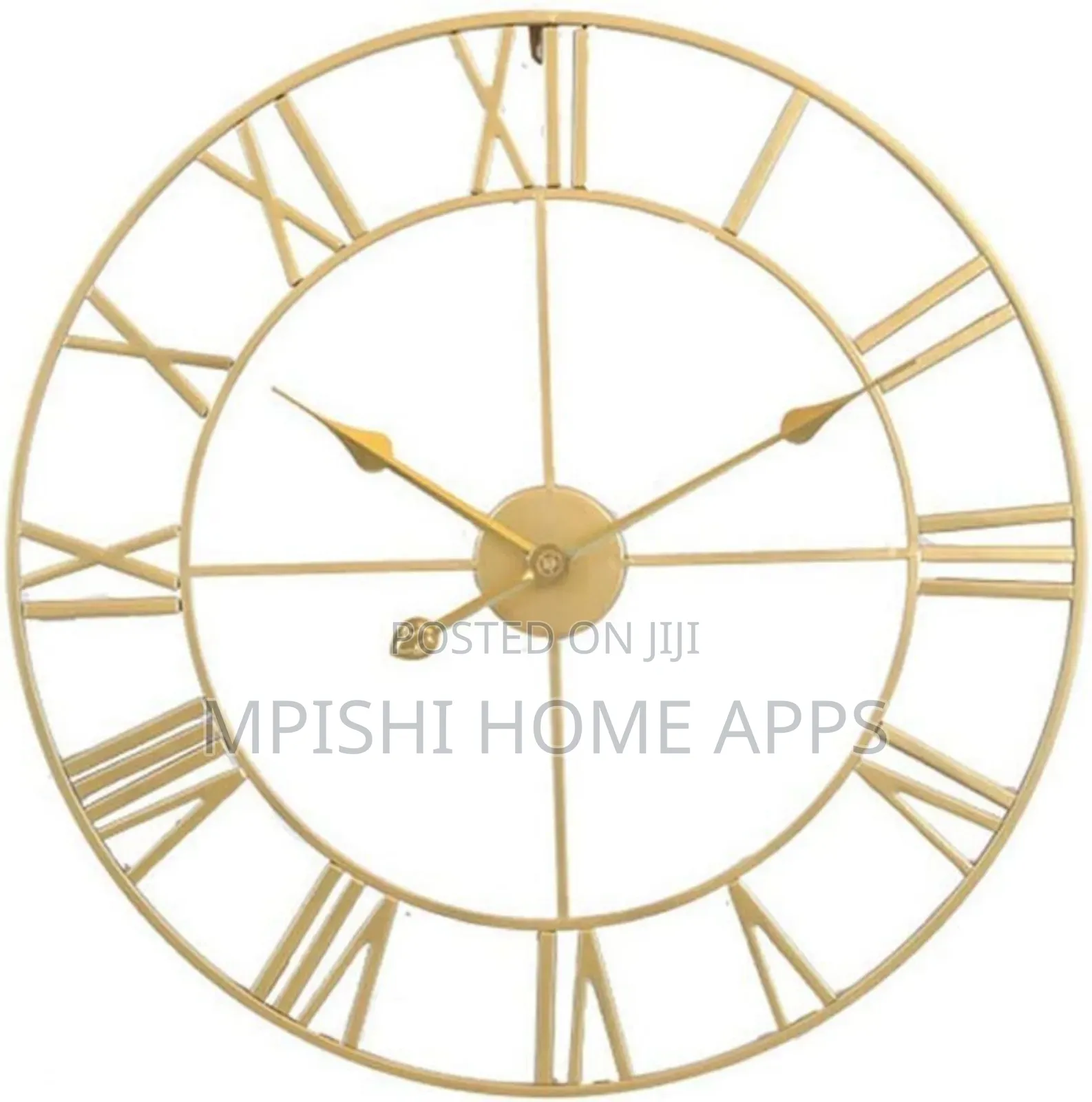 Large Numerals Wall Clock 60cm