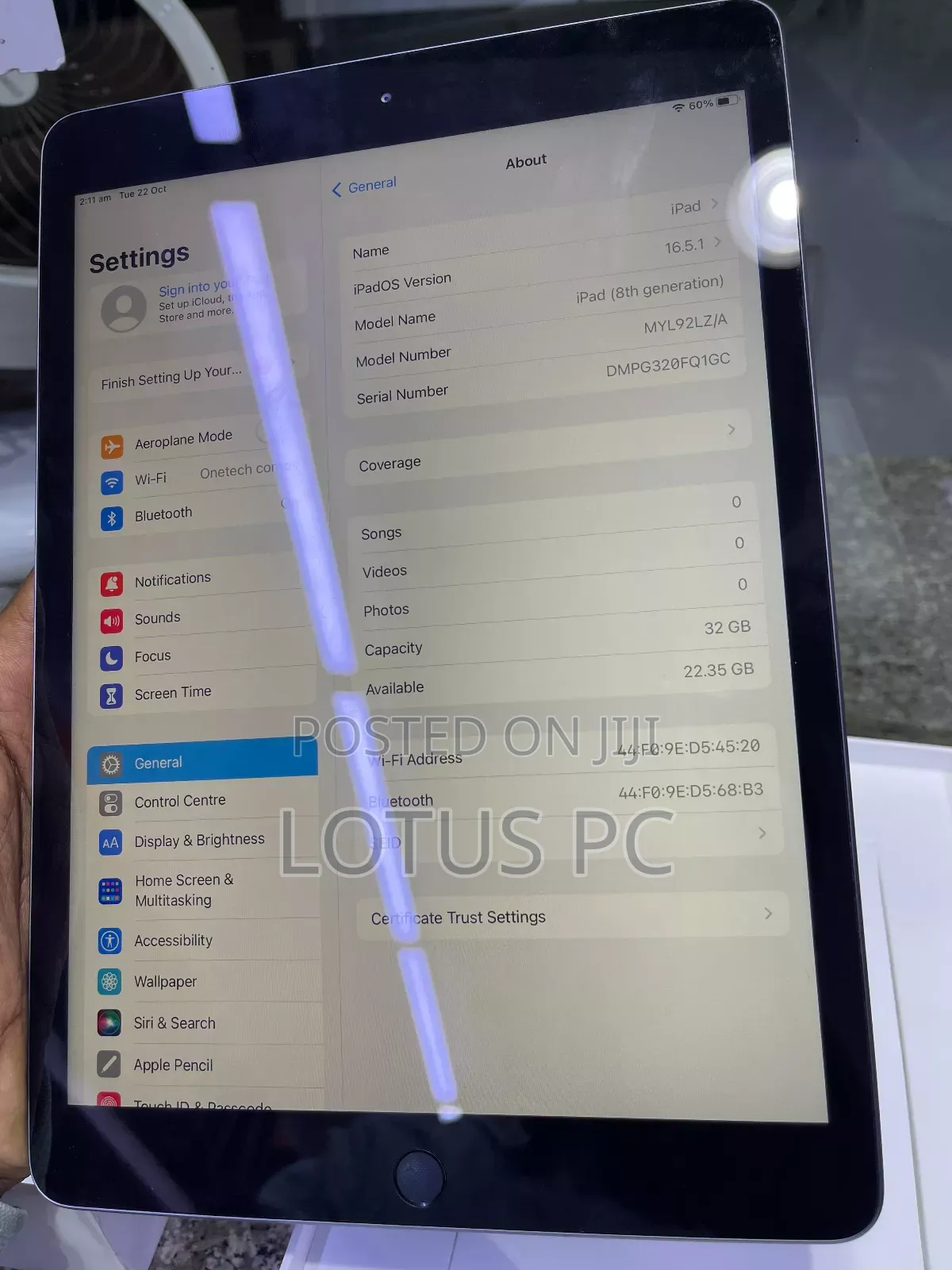 New Apple iPad 10.2 (2020) Wi-Fi 32 GB Gray