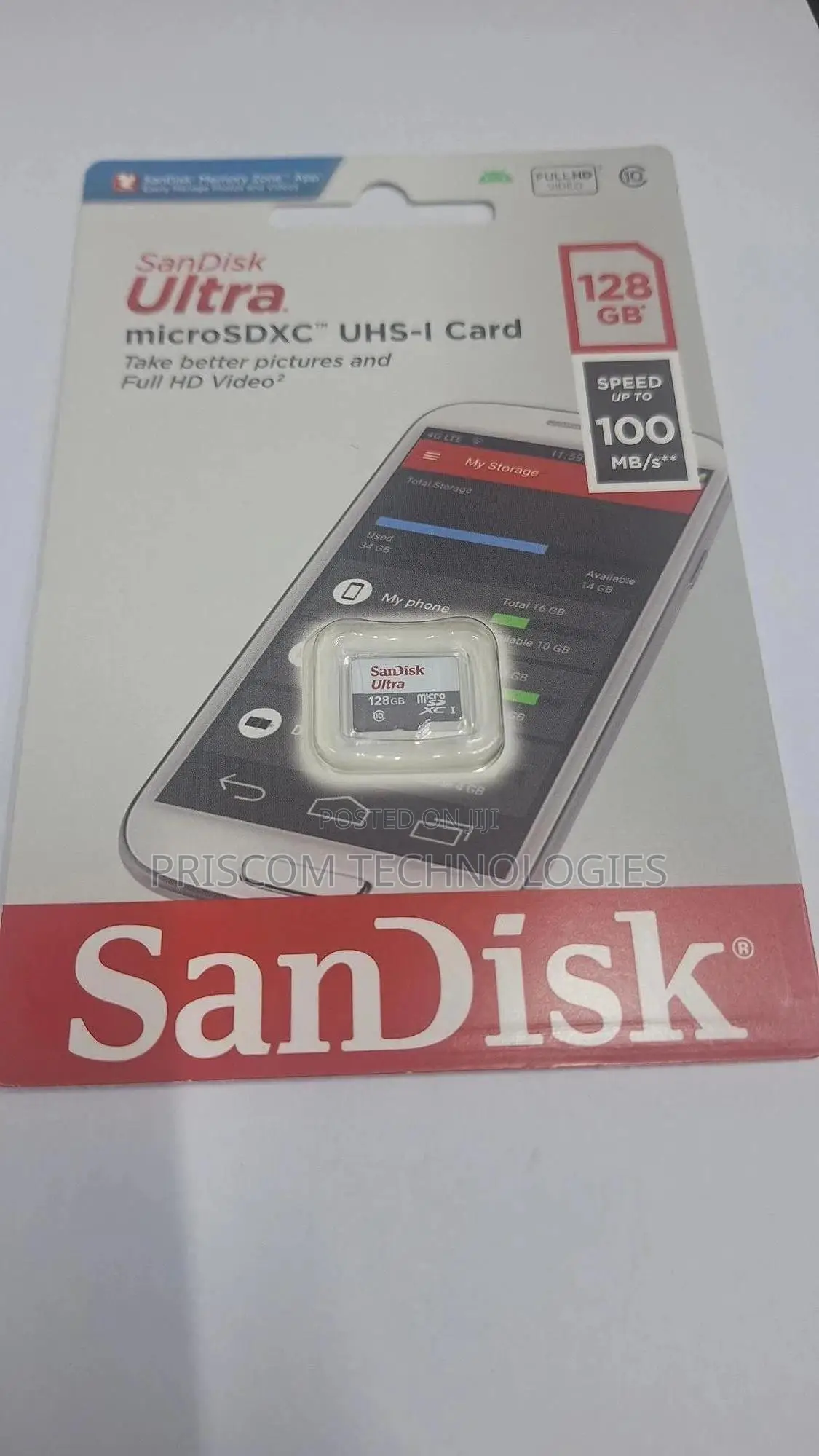 128gb Sandisk Memorycard