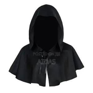 Halloween Hooded Cape Cloak and Spooky Mask