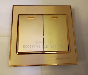 Executive 2 Gang 2 Way Switches(Gold) Wm7