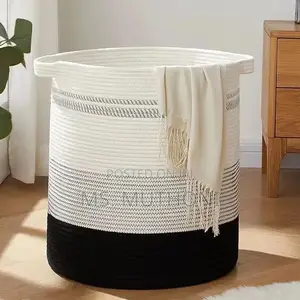 Decorative Cotton Rope Basket.