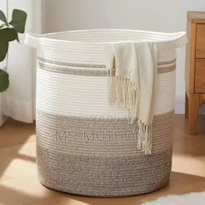 Decorative Cotton Rope Basket.