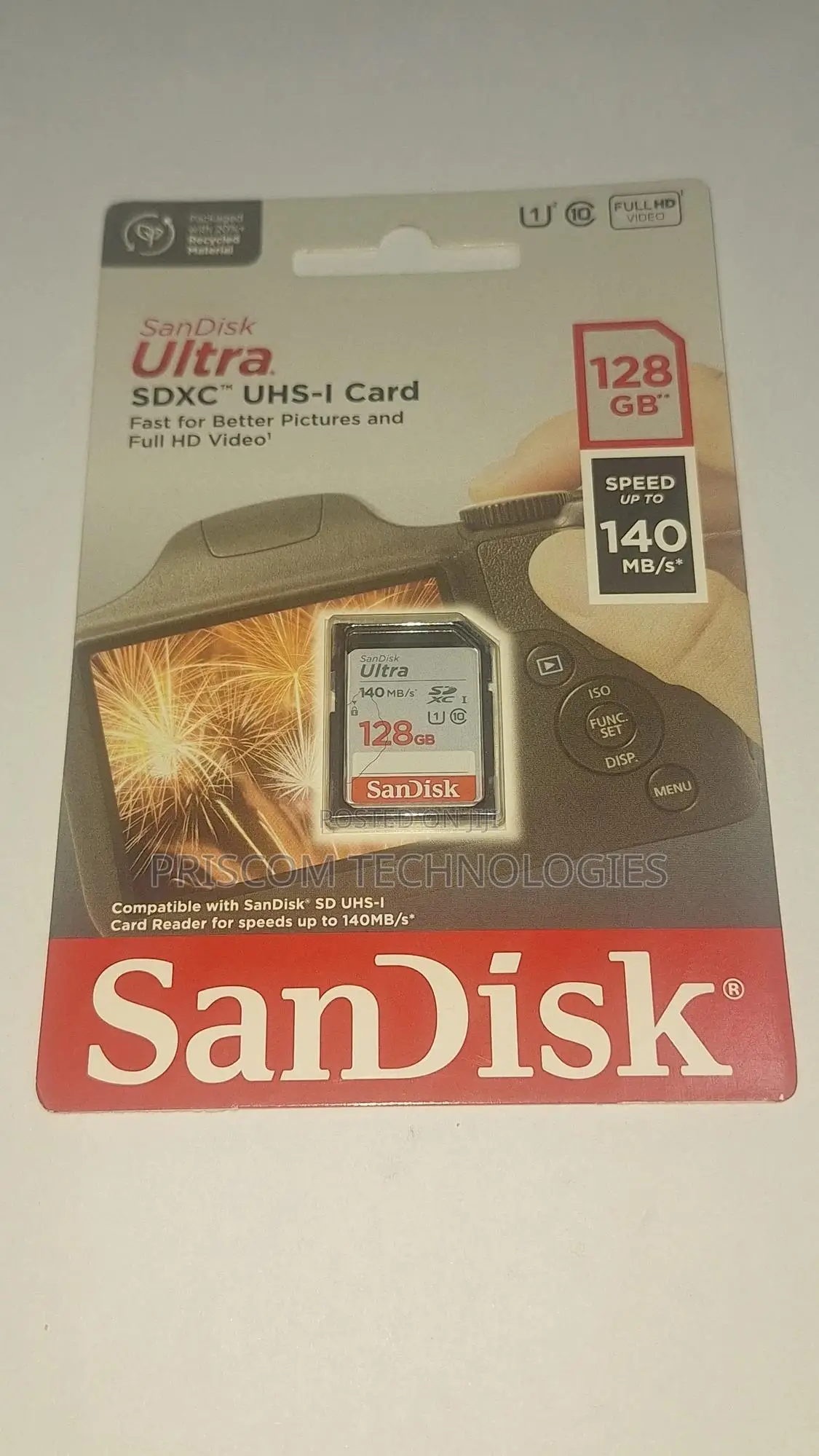 128gb Sandisk Ultra SDXC Memory Card