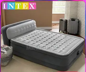 Intex Dura Beam Airbed Electric Pump Supportive Headboard