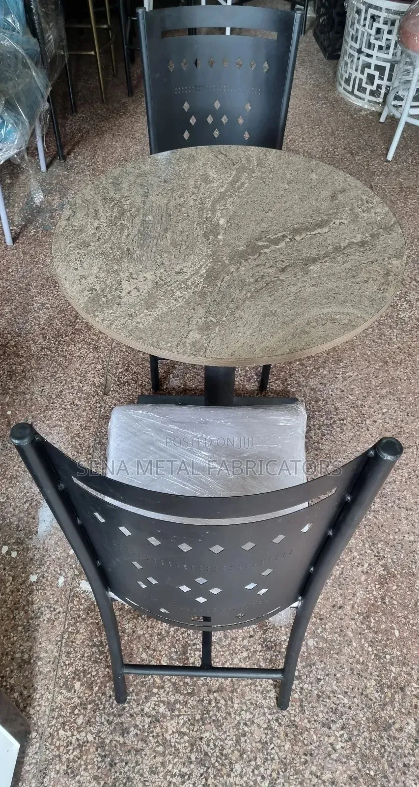 Restaurant Set a Table With 2 Chairs