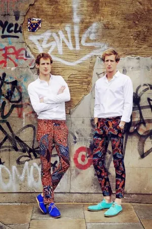 Matching Kitenge Couple Trousers
