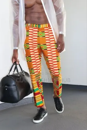 Kente Ankara Trousers for Men