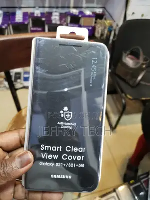 Samsung Galaxy S21 Plus Smart Clear View Cover - Black