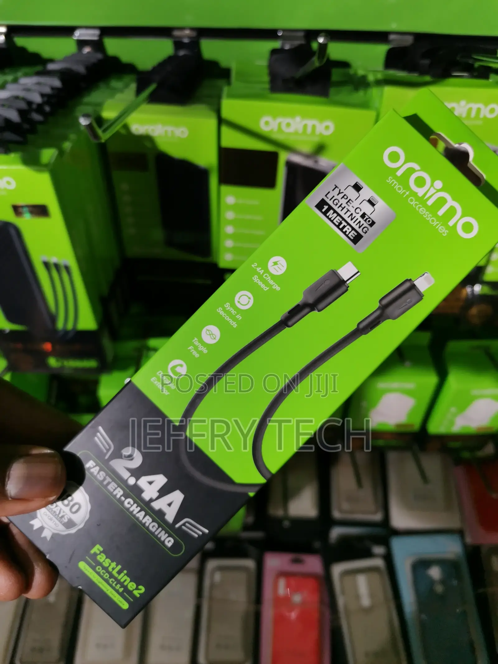 1M Type-C to Lightning Data Cable-Ocd-Cl54