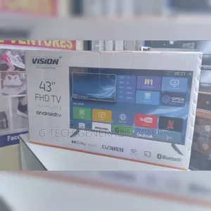 Vision 43" FHD Frameless, Youtube, Netflix, Inbuilt Decoder