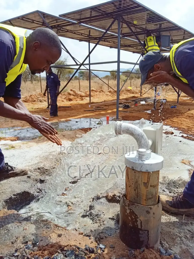 Solar-Powered Borehole Submersible Pumps-Plus Installation