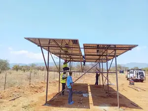 Solar-Powered Borehole Submersible Pumps-Plus Installation