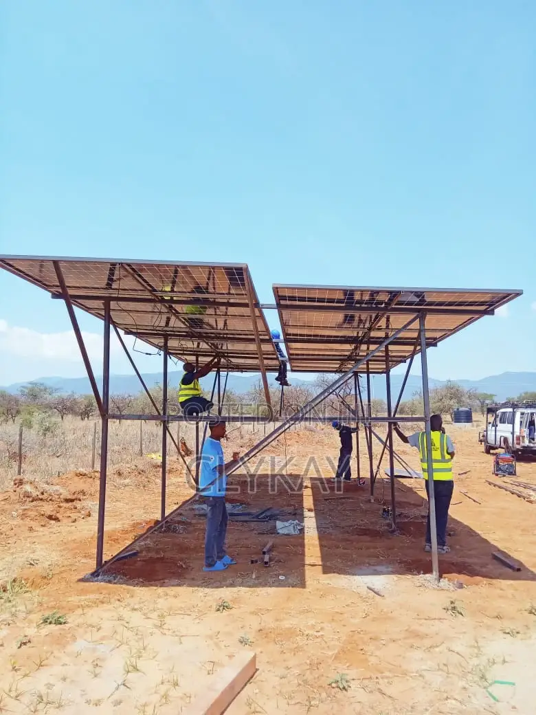 Solar-Powered Borehole Submersible Pumps-Plus Installation