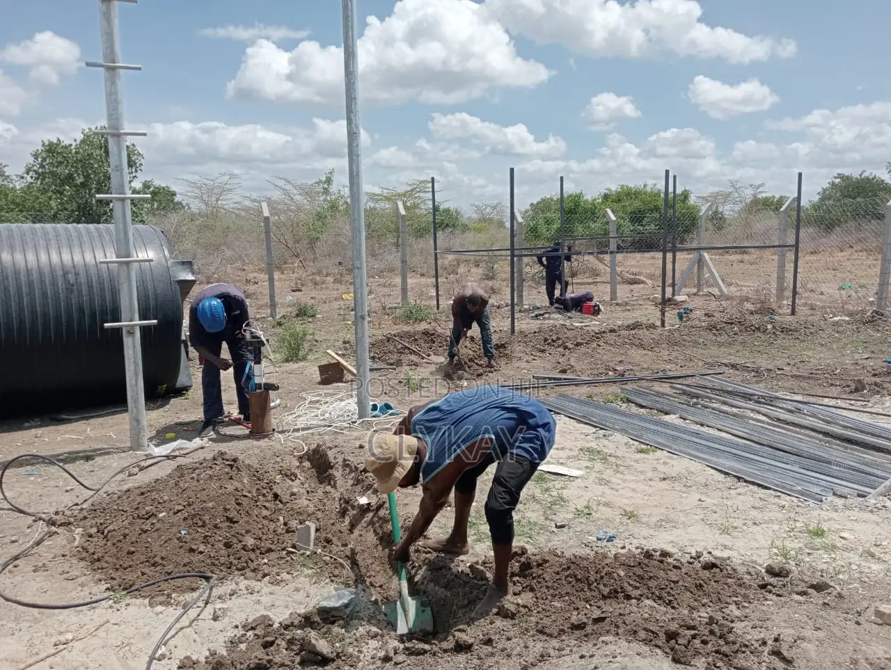 Solar-Powered Borehole Submersible Pumps-Plus Installation