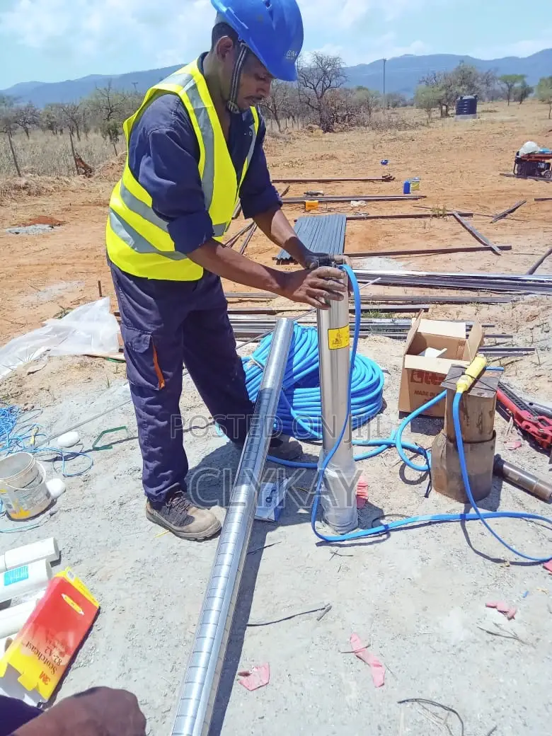 Solar-Powered Borehole Submersible Pumps-Plus Installation