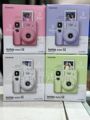 New Fujifilm Instax Mini Se Camera Sealed in a Shop