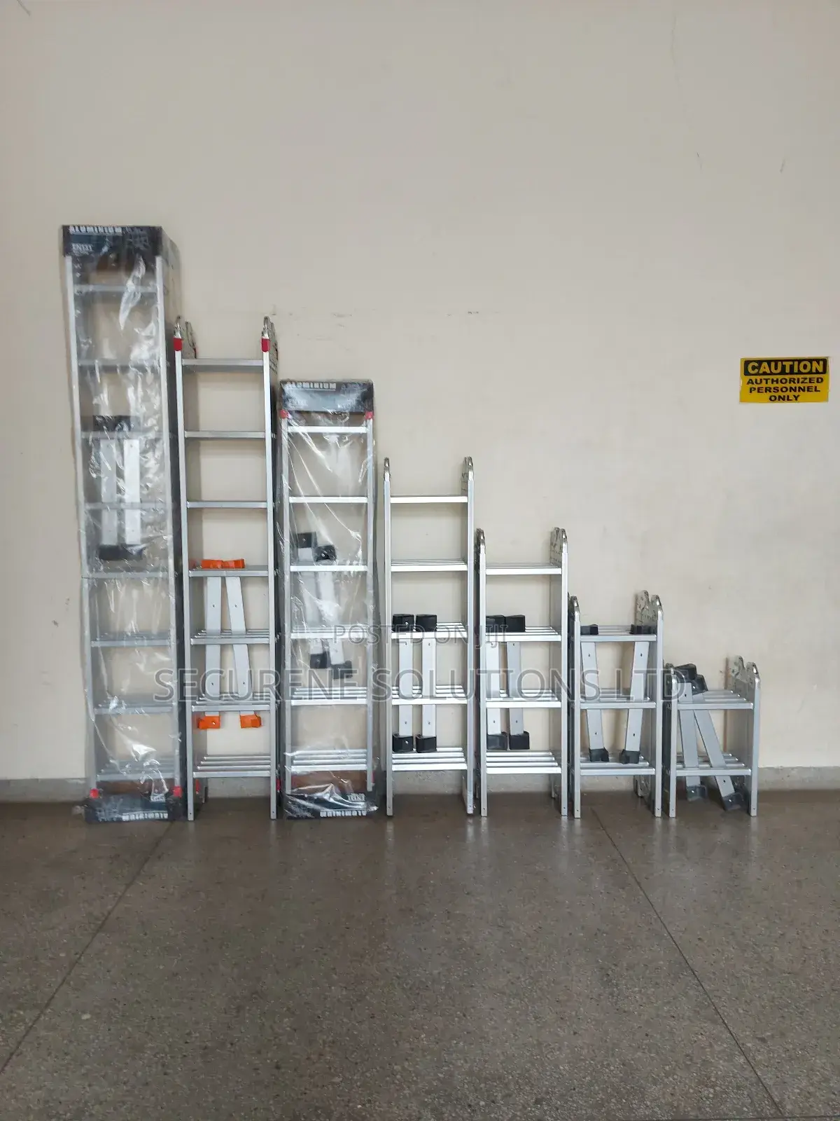 Fibreglass,Aluminium and Iron Multipurpose Ladders