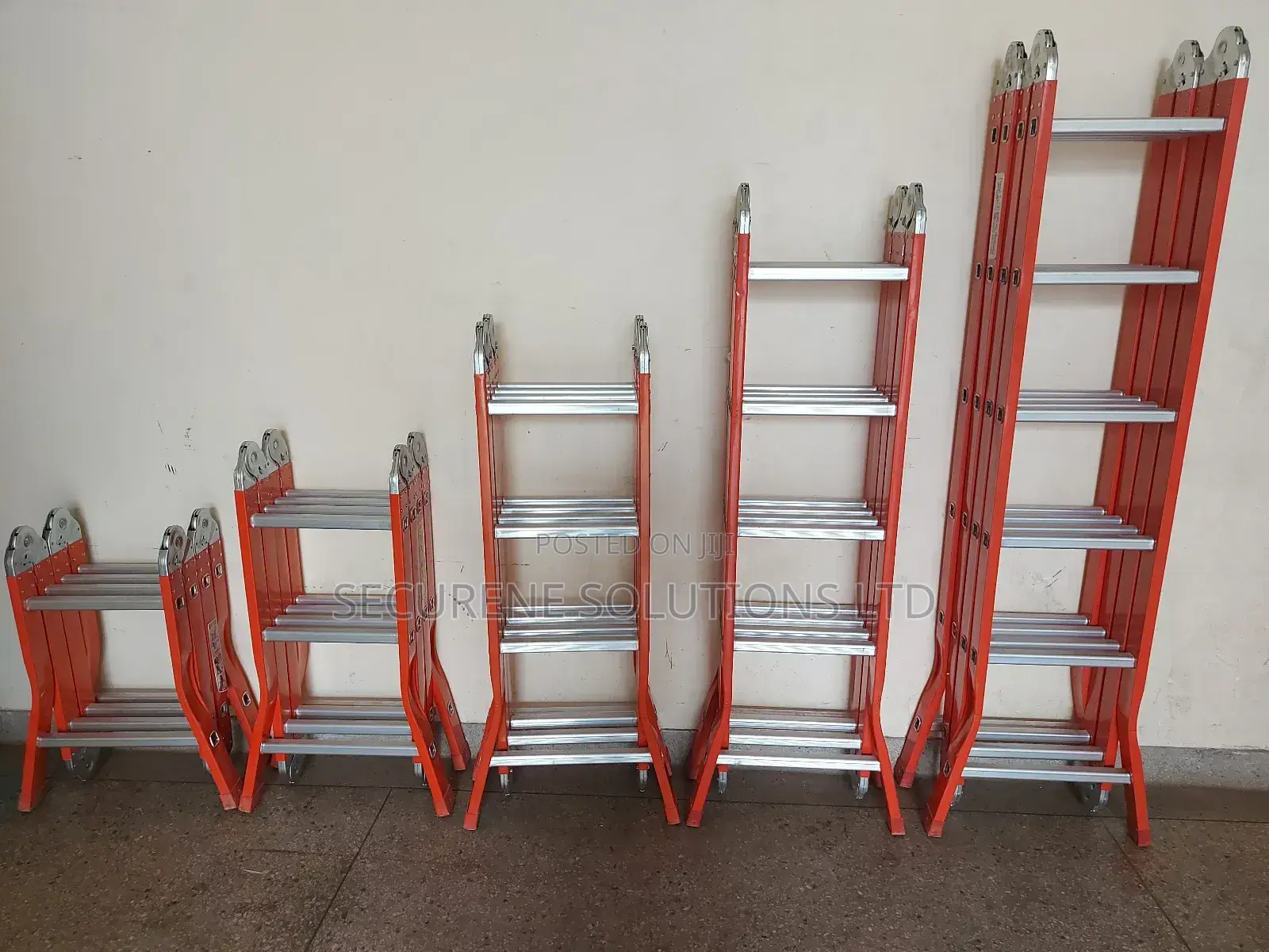 Fibreglass,Aluminium and Iron Multipurpose Ladders