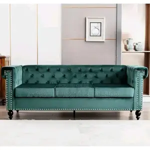 3-Seater Smart Green Sofa