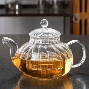 800ml Striped Teapot _Za