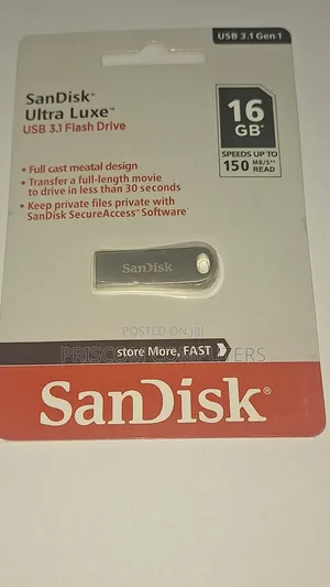16GB Sandisk Ultra Luxe 3.1 Flash Drive Disk