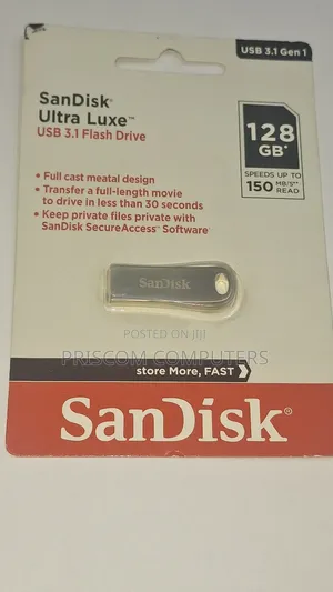 128GB Sandisk Ultra Luxe 3.1 Flash Drive Disk