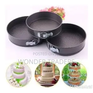 3pcs Cake Moulds/Baking Tins