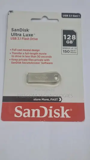 128GB Sandisk Ultra Luxe 3.1 Flash Drive Disk