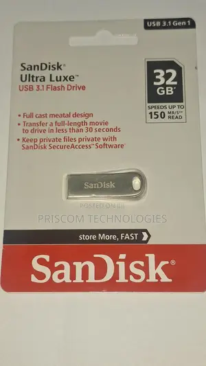 32GB Sandisk Ultra Luxe 3.1 Flash Drive Disk