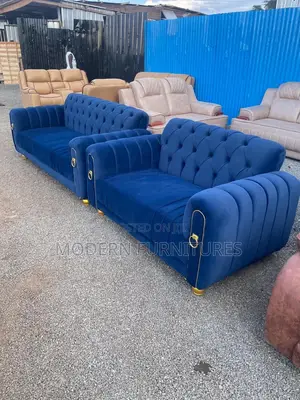 Blue Classic 5 Seater Sofa/3+2 Sofa
