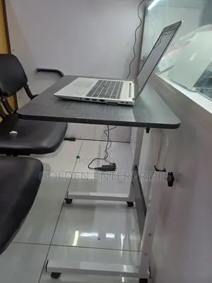 Adjustable Laptop Table Stand, Easy to Assemble With Wheels