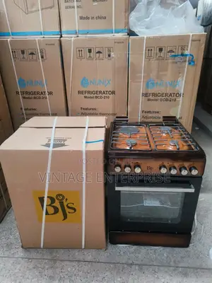 *Bjs 60x60 3-Gas +1 Hotplate With Turbo Fan*