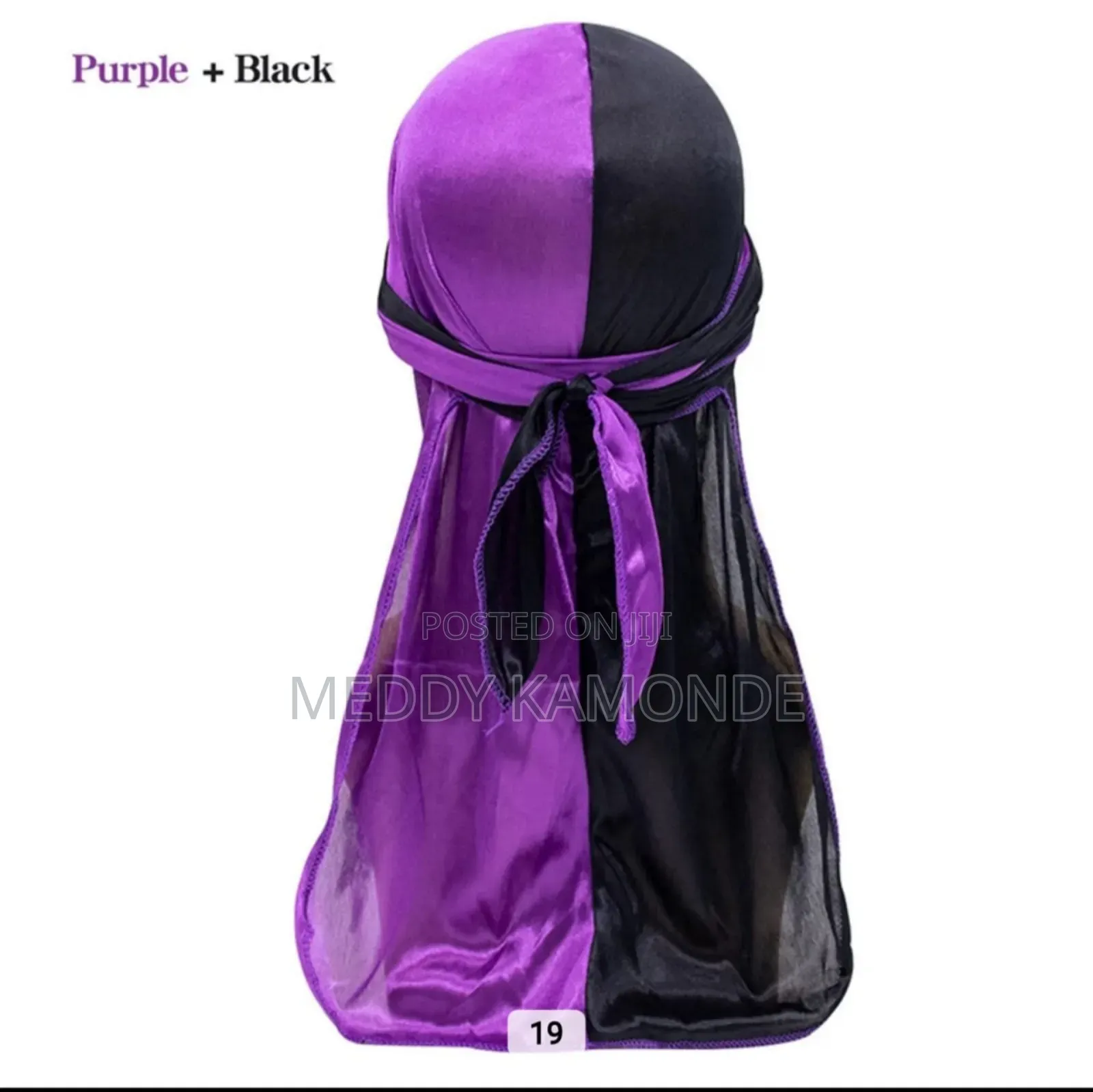 Purple/Yellow/Green Durags