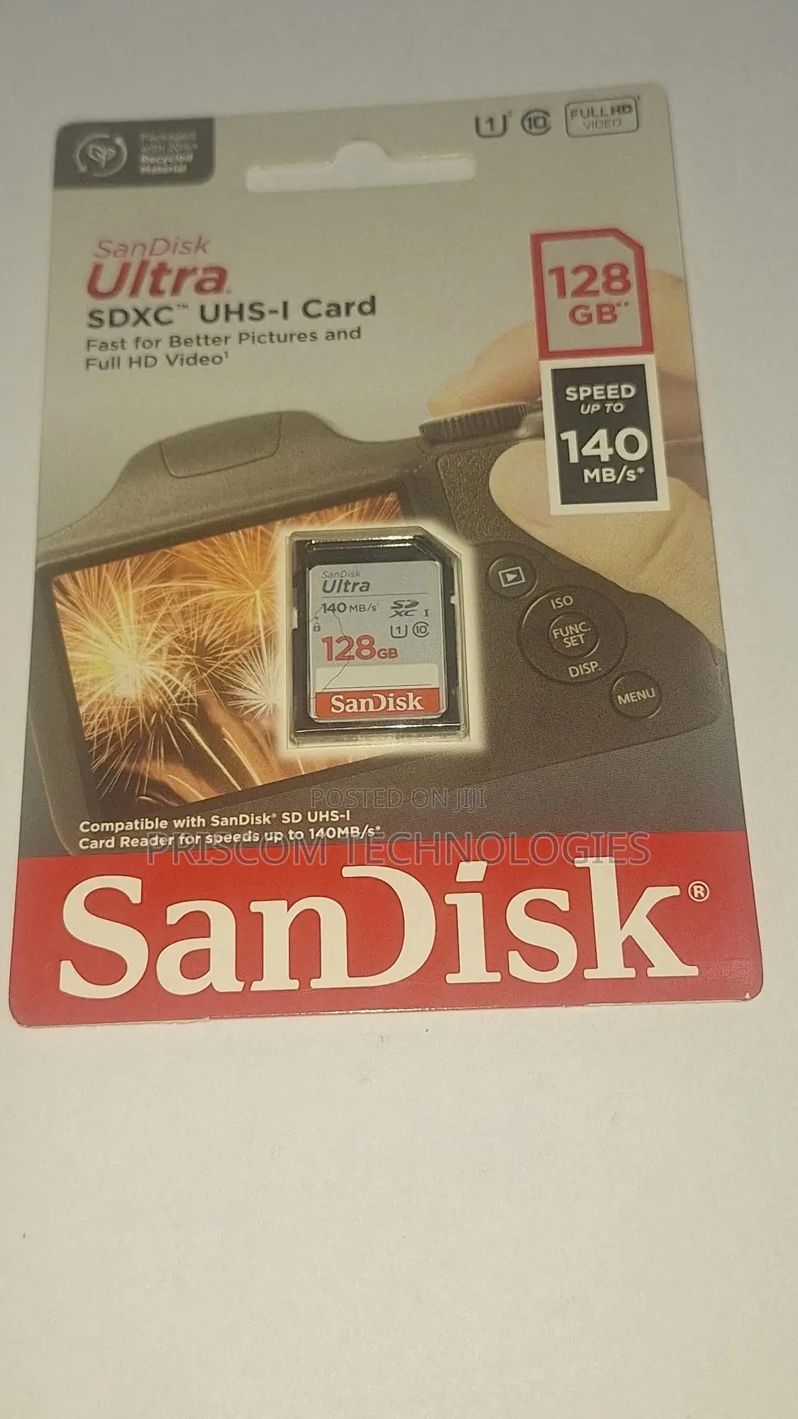 128gb Sandisk Ultra SDXC Memory Card