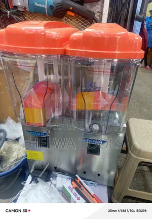 Commercial Juice Dispenser, 2 Tank
