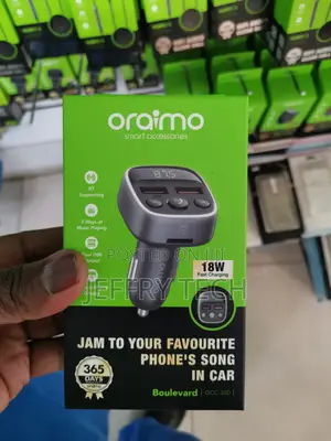 Oraimo Car Charger Dark Chrome OCC-32D