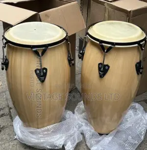 Percussion Conga Drum DC USA Natural ( Pair)