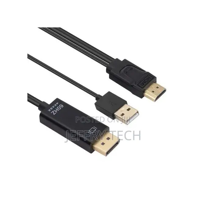 HDMI to USB+Displayport Adapter Cable