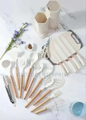 *19pcs Silicon Spoons /Knife Set**